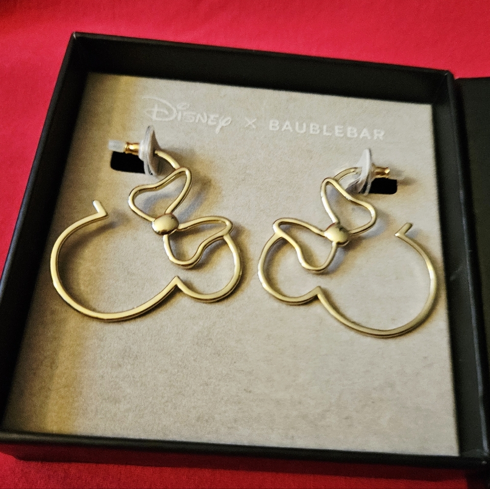 Disney X Baublebar Minnie Mouse Earrings - Picture 3 of 9